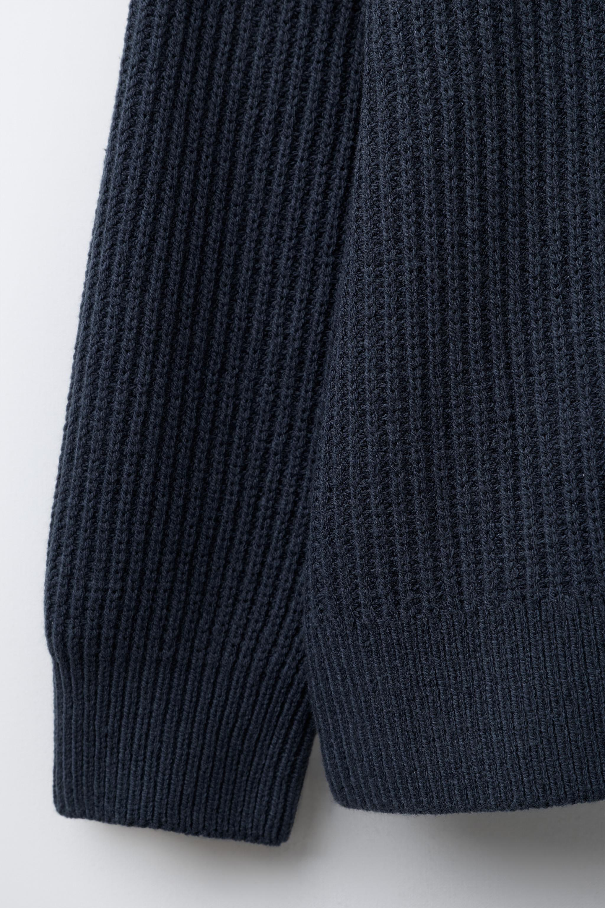 TEXT PATCH KNIT JUMPER